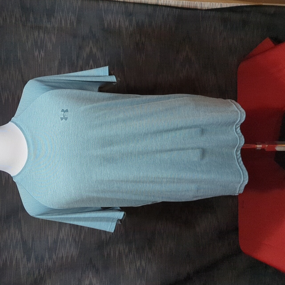 Men's Under Armour Heatgear Sports Tee Blue Size XL